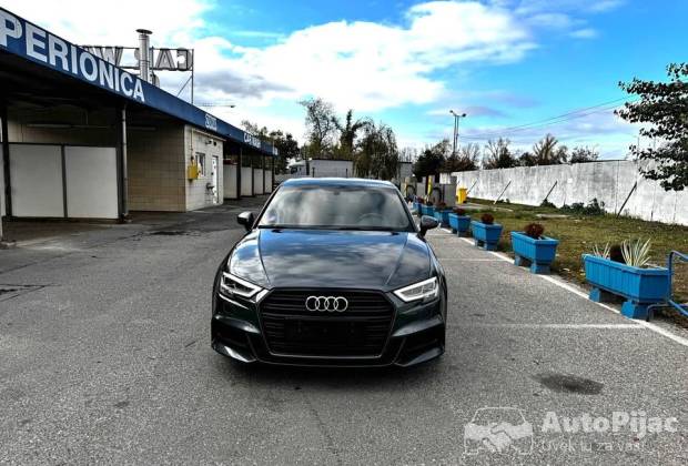 Audi A3 1.5TFSI 3x s line																											2018. godište